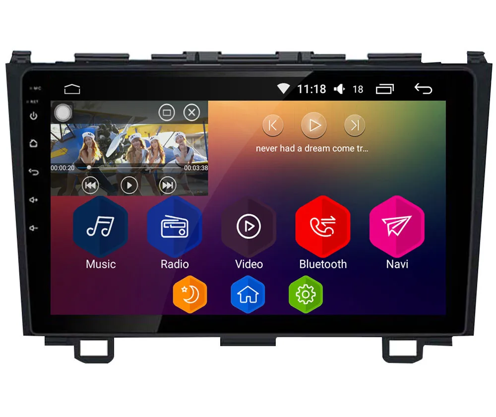 " ips 4G DSP Carplay Android 8 Восьмиядерный 4 Гб ОЗУ 64 Гб ПЗУ BT, rds автомобильный dvd-плеер Стерео gps ГЛОНАСС для Honda CRV CR-V 2006-2011