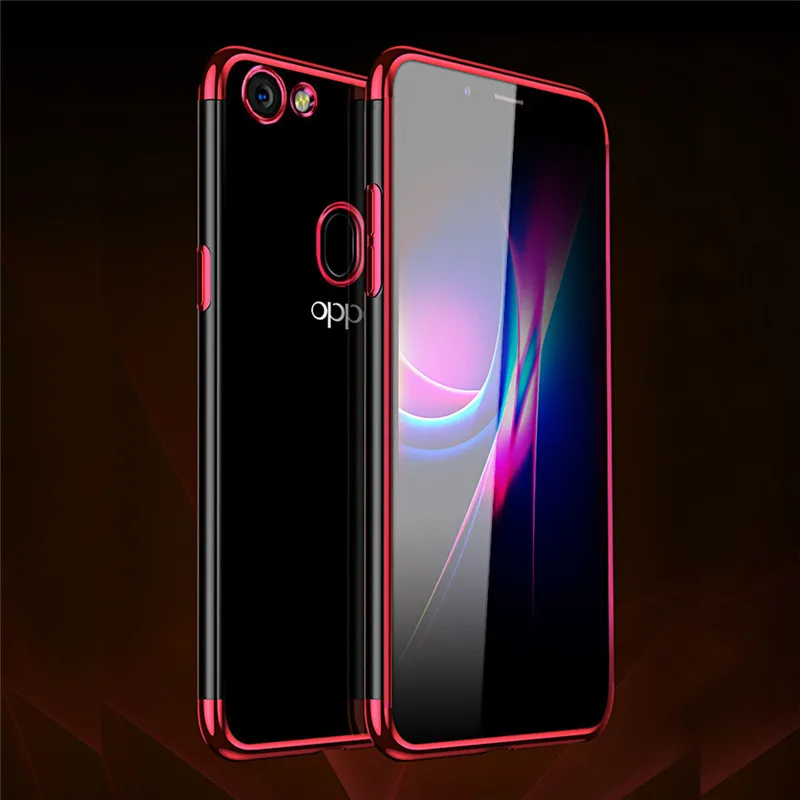 Роскошный мягкий ультра тонкий чистый ТПУ чехол для OPPO F5 F1 F11 F1S A3 A3S F7 F9 R15 PRO RX17 Neo Reno