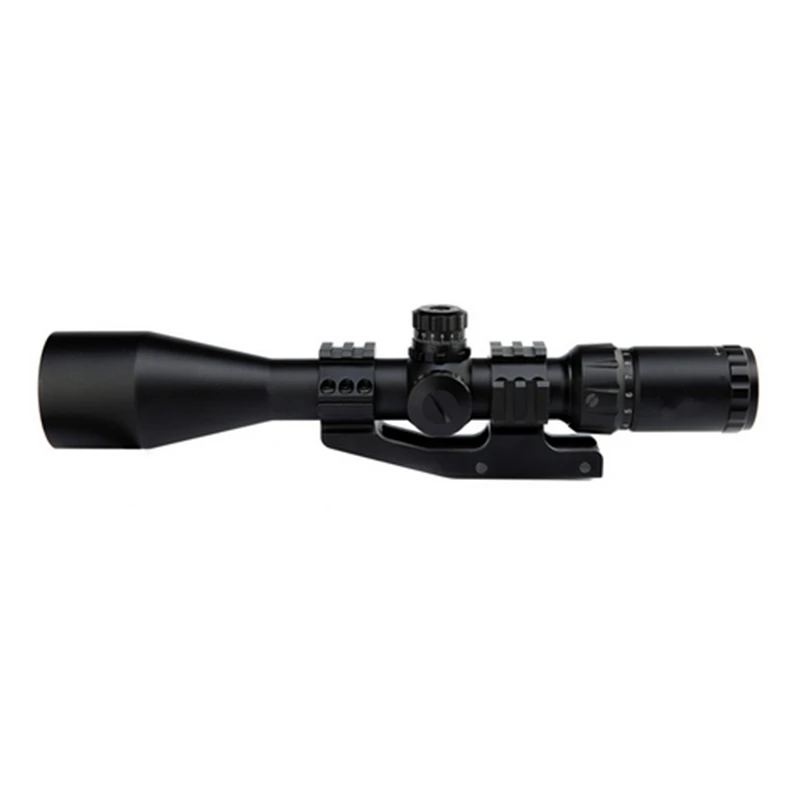 Hunting Optical Rifle Scope Tri-Illuminated Chevron Recticle&amp PEPR Cantilever Mount Tactical Holographic Airsoft 3.5-10X50BE | Спорт и