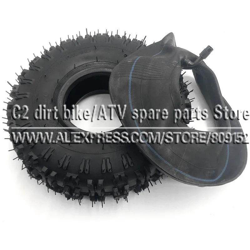 4,10/3,50-4 410/350-4 ATV Quad Go Kart 47cc 49cc 4,10-4 шина внутренняя труба подходит для всех моделей 3,50-4 4" - Цвет: inner out tire