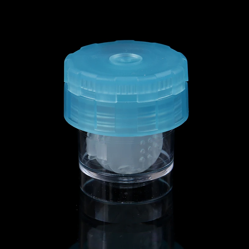 light blue Практичная ручная контактная линза очиститель Шайба футляр для чистки линз контактная линза чистящее устройство - Цвет: light blue