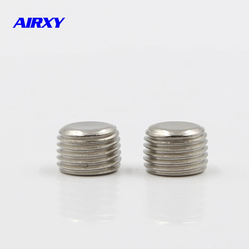 10 шт. никелированные штекеры для пневматических труб|Пневматические компоненты|