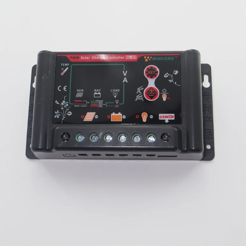 30A 12VDC 24VDC литий ионная литиевая батарея LiFePO4 батареи Солнечный контроллер заряда