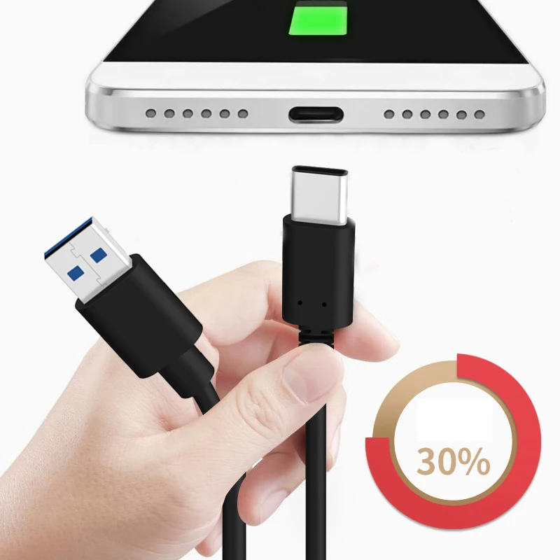 Thbelieve 1 м Тип C Быстрая зарядка кабель 5 В 2.4A USB передачи данных для huawei htc 10 Xiaomi 4C
