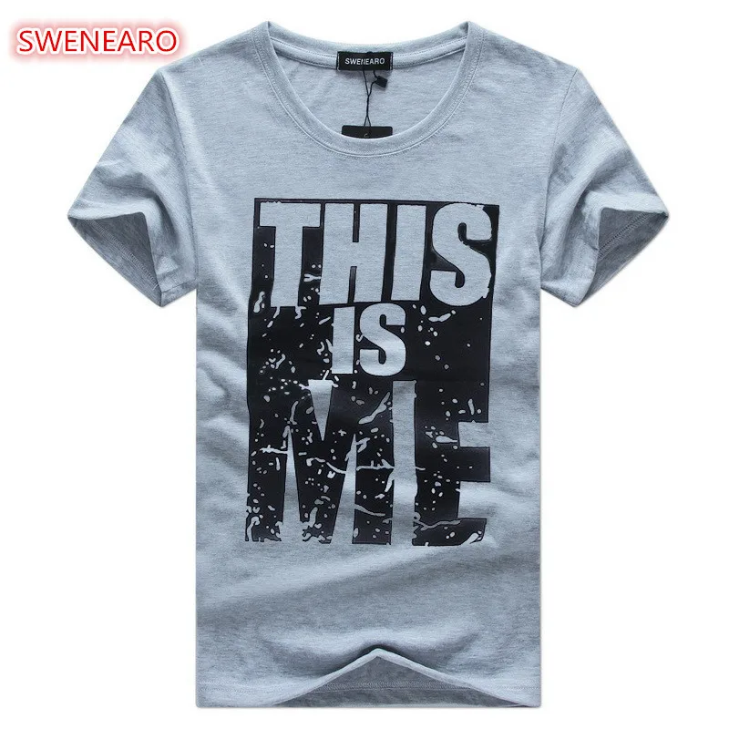 Мужская футболка с принтом swag хлопковая для фитнеса в стиле хип хоп новинка 2018|brand