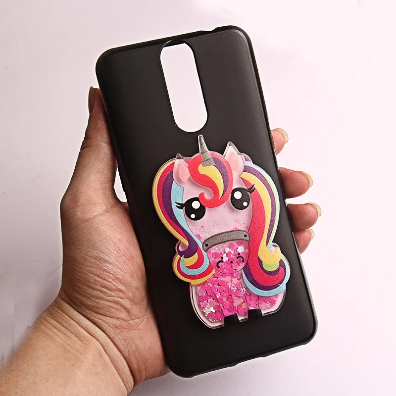 Yelun для zte лезвие V9 V18 N3 V8 V7 M2 M2 lite Z17mini N1 чехол 3D Микки и Минни Маус единорог с принтом зыбучих песков жидкостный мягкий силиконовый задний Чехол
