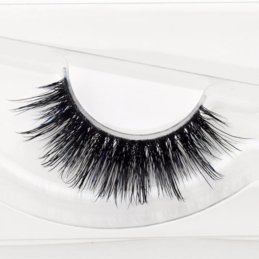

Visofree Mink lashes Invisible band Wispy Fake Eyelashes Full Volume Thick 3D Eyelashes Handmade lashes False eyelashes F5