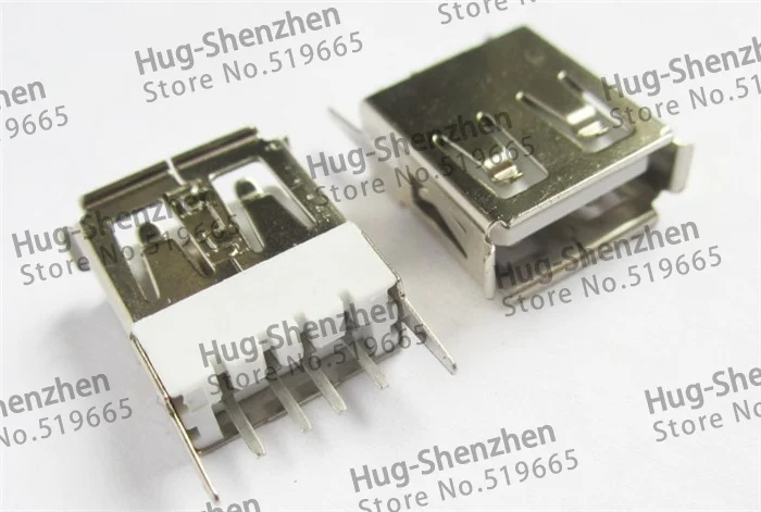 Нижний конец USB разъем типа DIP угловые PBT материальные бесплатная доставка 500