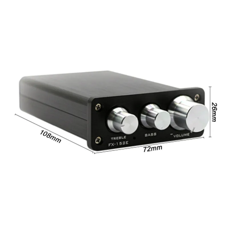 FX аудио FX152E мини DC12V 3A 15 Вт + 152E TPA3118 настольный компьютер цифровой усилитель
