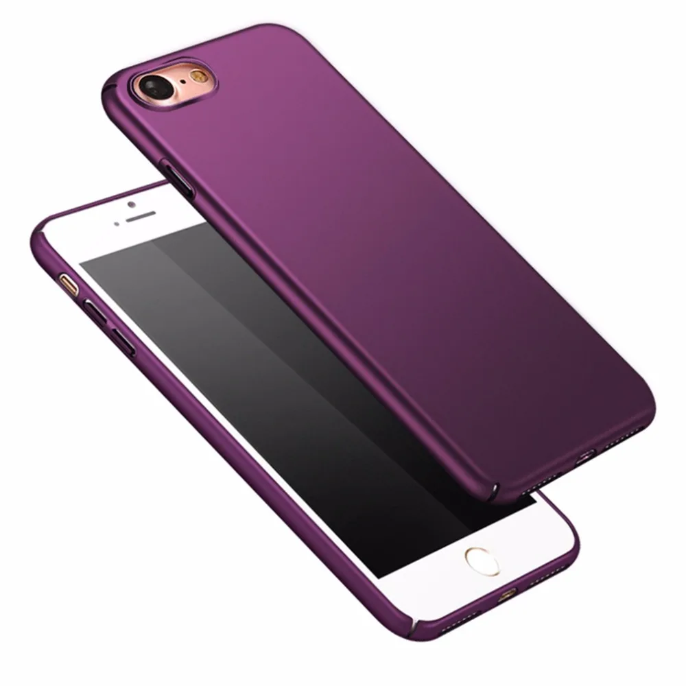 Luxury Case For iPhone 5 5s SE Funda 6 6S 7 Plus Hard Plastic Matte Back Cover Phone Hoesjes |