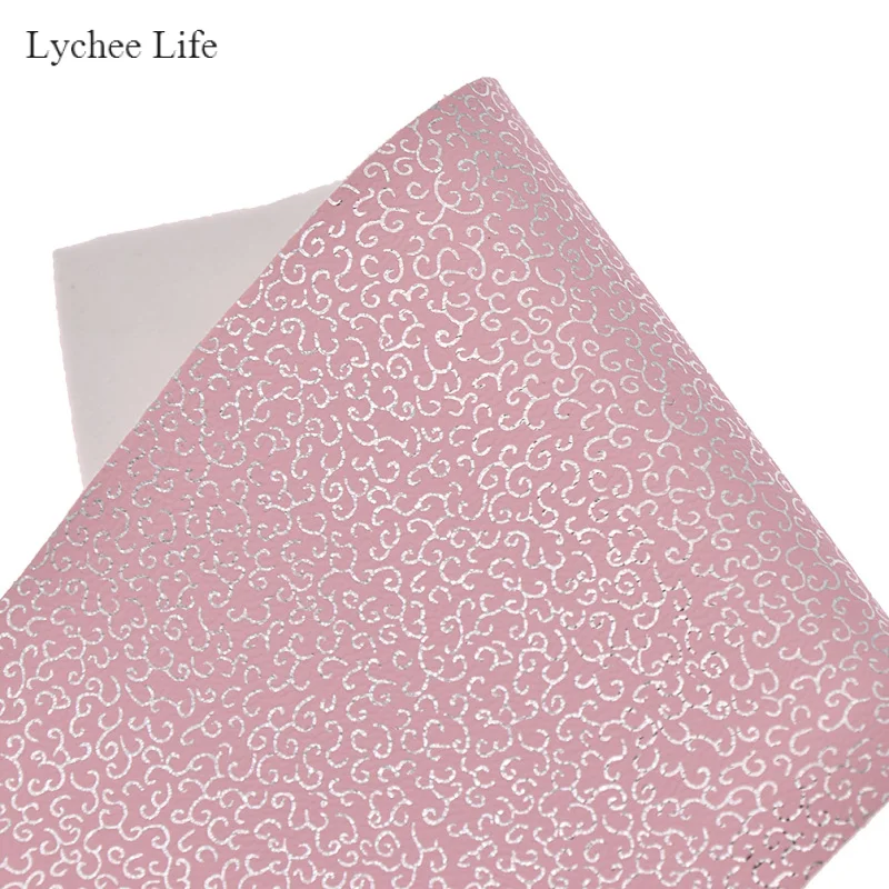 Lychee Life винтажная синтетическая искусственная кожа A4 ткань для украшения одежды