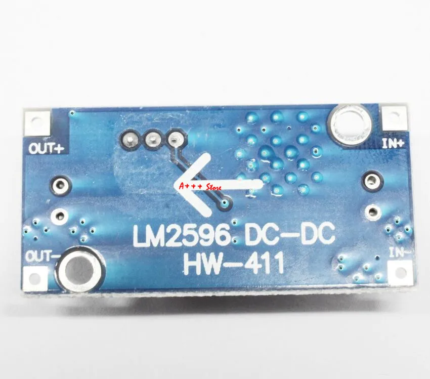 100 шт. DC понижающий преобразователь модуль LM2596 4 0 ~ 40 до 1 3 37V Регулируемый
