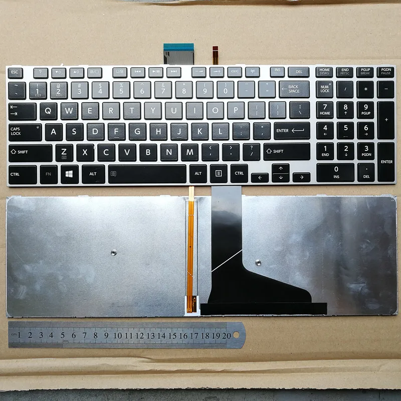 

US backlit New laptop keyboard for Toshiba L850 L855D L855 L850D P850 X870 English black