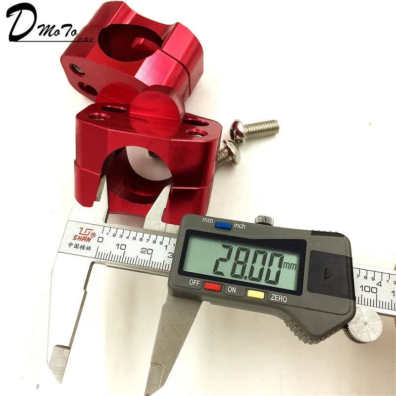 CNC модифицированный Мотокросс Регулируемый адаптер для руля зажим мотоцикла 22 мм