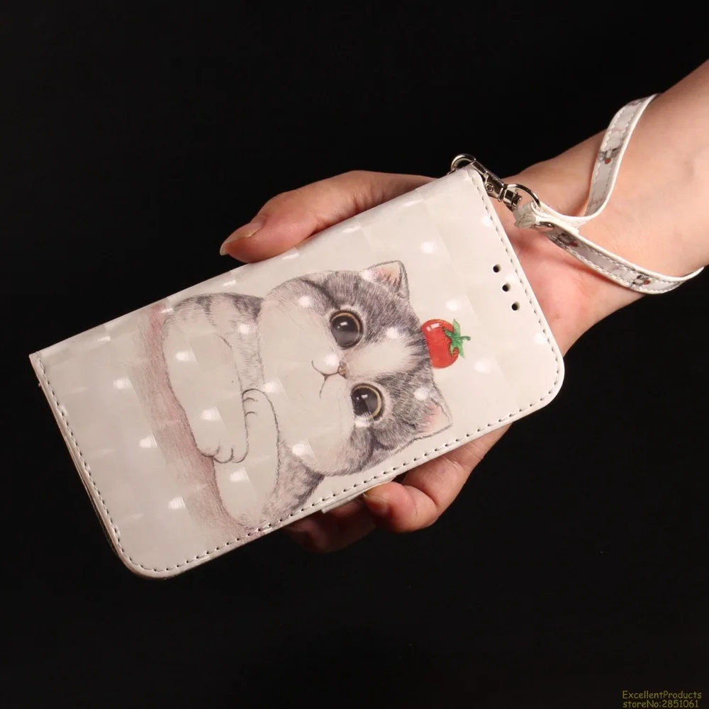 Волшебная Ретро окрашены 3D кожаный бумажник чехол для телефона Samsung A3 2017 A5