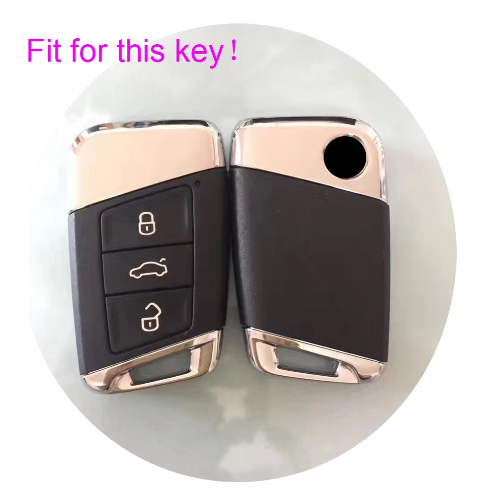 Xinyuexin силиконовый чехол для автомобильного ключа VW Magotan Passat B8 Skoda A7 Smart Remote Key Protector