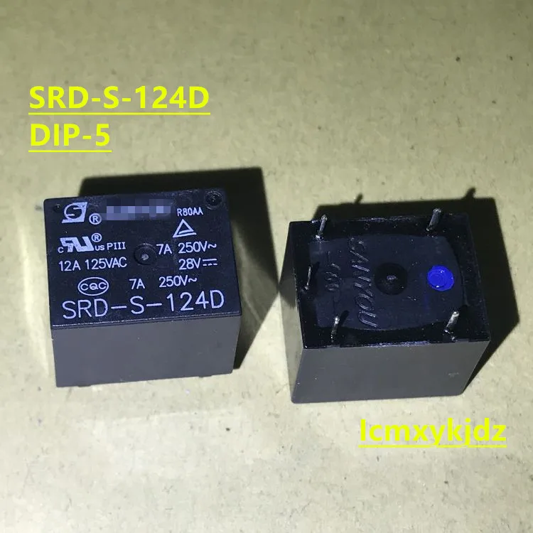 

5Pcs/Lot , SRD-S-124D 12A125V DIP-4 ,New Oiginal Product New original free shipping fast delivery