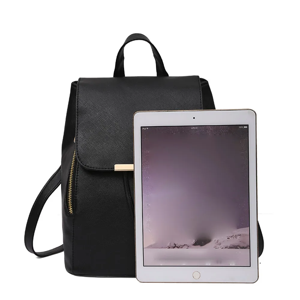 Aelicy 2 PCS/SET bags for women 2018 PU Leather Backpack Hot sale School Bags Teenagers Famous Brand Backpacks | Багаж и сумки