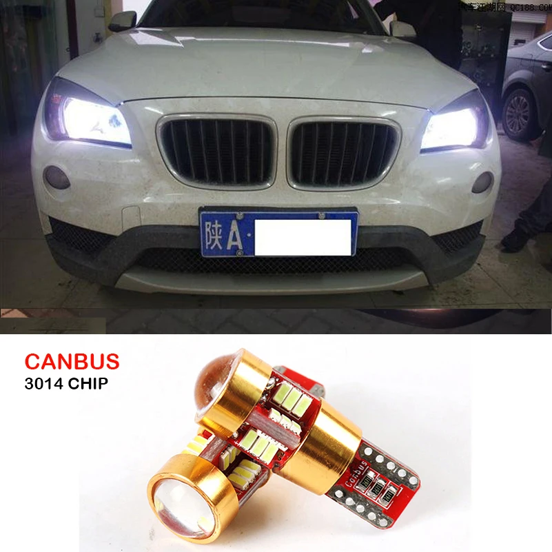 2x T10 W5W Canbus Error Free автомобильный светодиодный Клин светильник для BMW E46 E39 E91 E92 E93 E28 E61