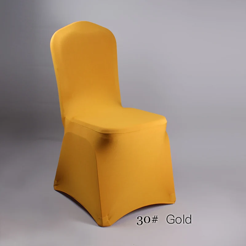 2 шт. Универсальный Полиэстер Спандекс Свадьба Чехлы На Стулья для Свадьбы