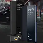 чехол для Samsung s10e Kisscase флип-чехлы с умным окном чехол для samsung Galaxy S10 S9 S8 плюс S10E Роскошный кожаный чехол для телефона для samsung Note 9 8 A9 A7 чехол для Samsung s10 plus s10e