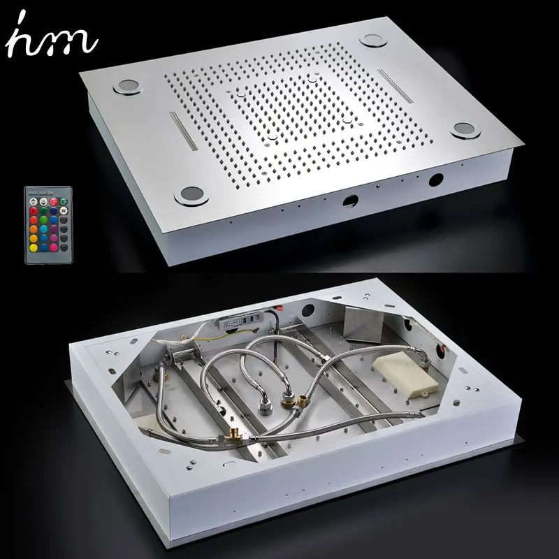 Многофункциональная светодиодная насадка для душа Дождевой душ Дистанционное