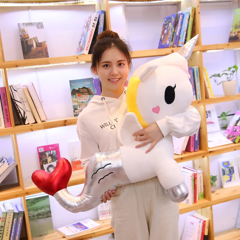 

50-110cm Cute Unicorn&Mermaid Plush Toy Soft Stuffed Kawaii Cartoon Animal Pillow Doll for Kids Children Girls High Quality Gift