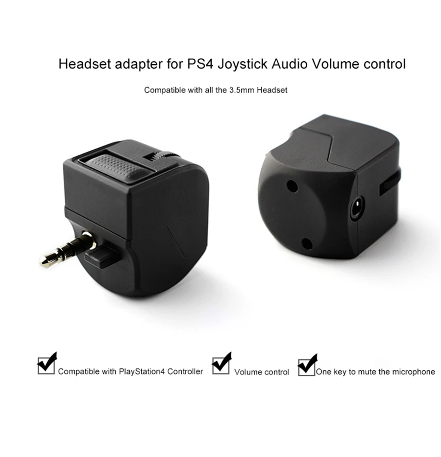 Адаптер для наушников PS4 регулятор звука джойстика PS4|adapter headset|adapter ps4adapter joystick |