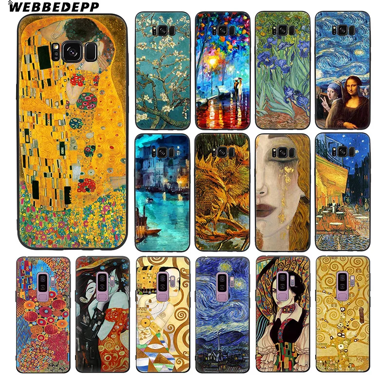 WEBBEDEPP Ван Гог Картина маслом Мягкий ТПУ силиконовый чехол для Samsung Galaxy S10 S10e S9 S8 Plus