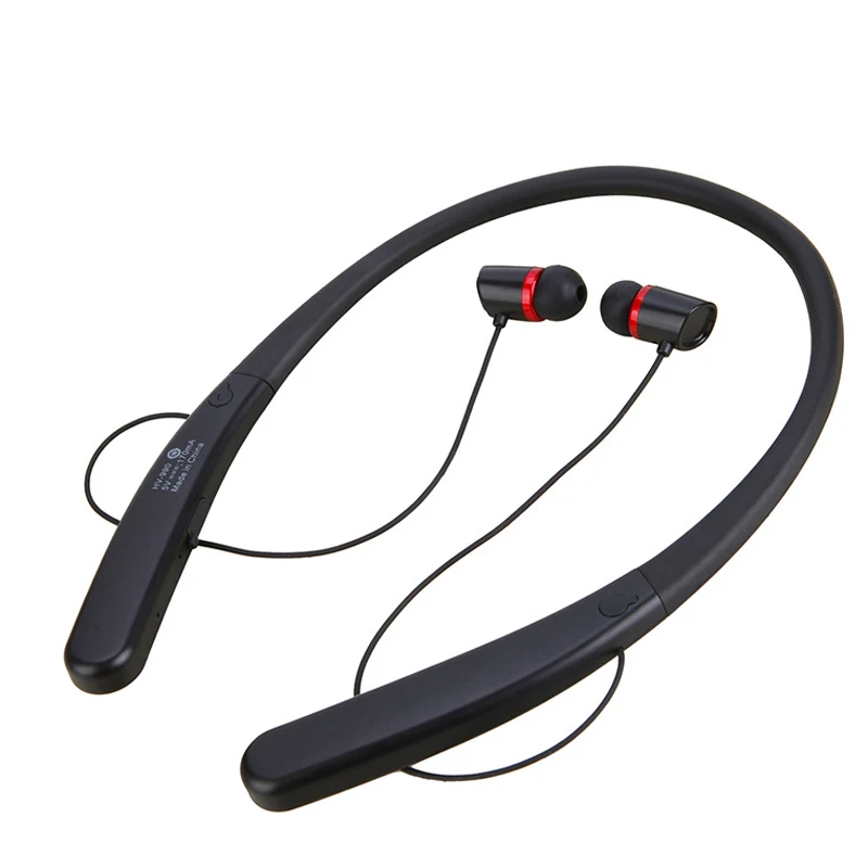Bluetooth гарнитура HV990 беспроводные магнитные наушники с шейным ободом