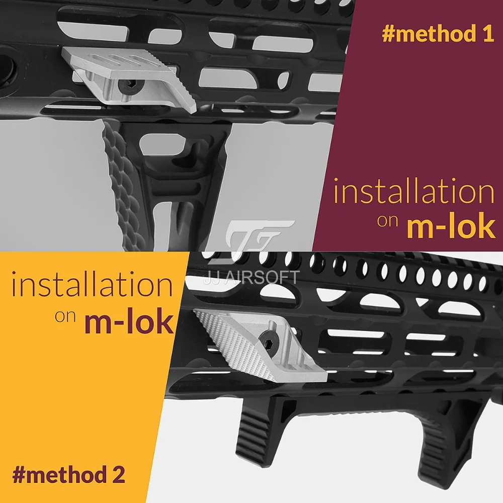 ACI TMRS левый палец рук стоп для KeyMod и M-LOK ЧПУ версия(черный/красный/коричневый/серебристый
