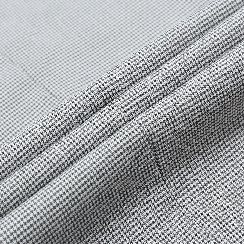 Мужской двубортный костюм Серый Свадебный приталенный мужской Повседневный