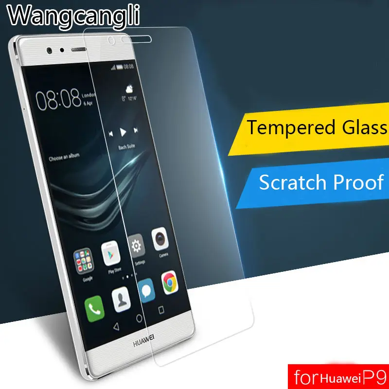 Закаленное стекло для Huawei Ascend P8 P9 P10 P10plus lite 2017 Взрывозащищенная Защита экрана p8 2015