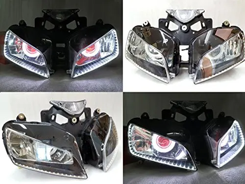 Ангел глаз HID проектор демон передняя фара в сборе для 2004 2007 Honda CBR 1000 RR|1000 rr|cbr rrhonda