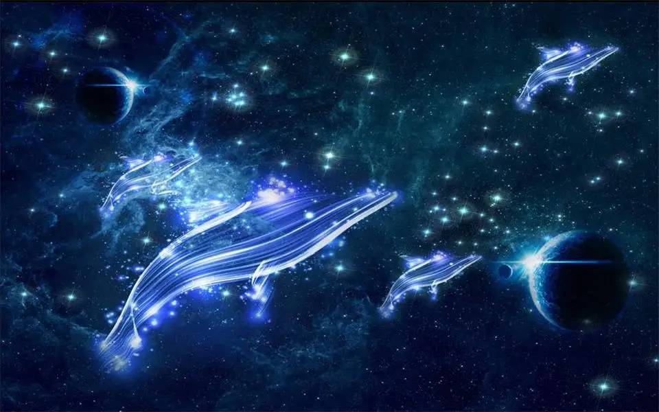 3D обои нестандартный размер фото гостиная подвесной потолок Настенная звезда