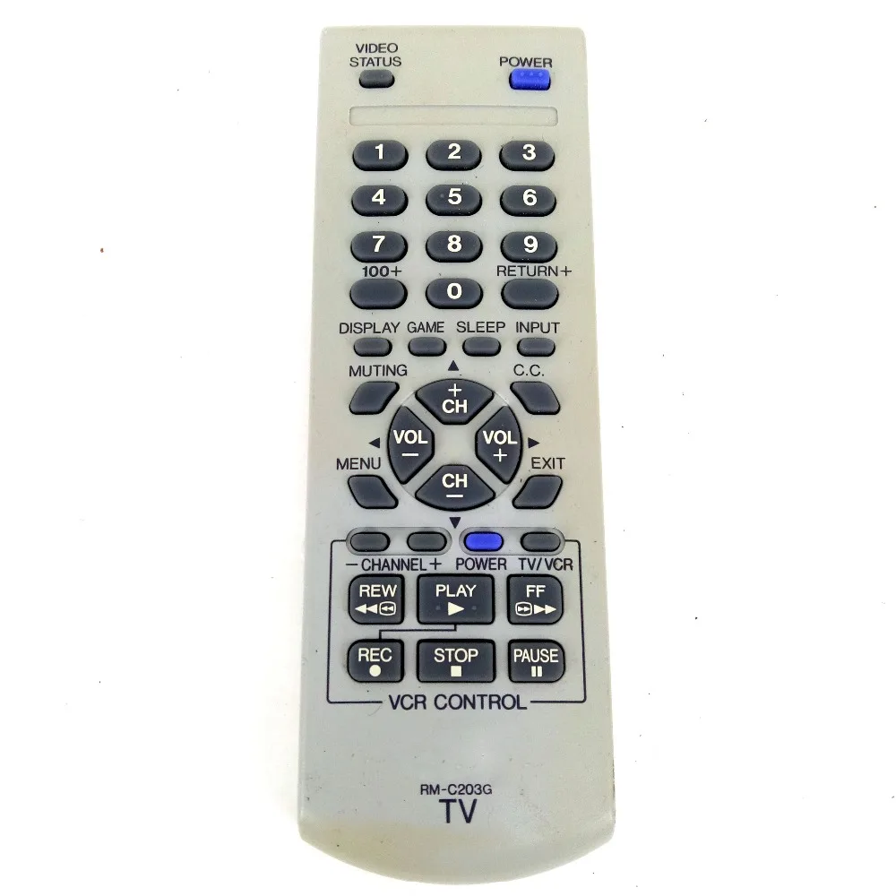 Б/у оригинальный телефон RMC203G для пульта дистанционного управления JVC TV AV27CF35