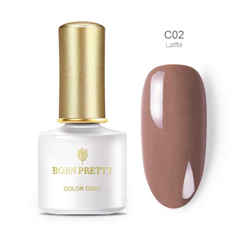 BP-C02 BORN PRETTY УФ-гель для ногтей 6 мл полупрозрачный Опаловый Желейный Гель-лак для ногтей розовый лак замочить от УФ Led Nail Art Laquer - Цвет: BP-C02