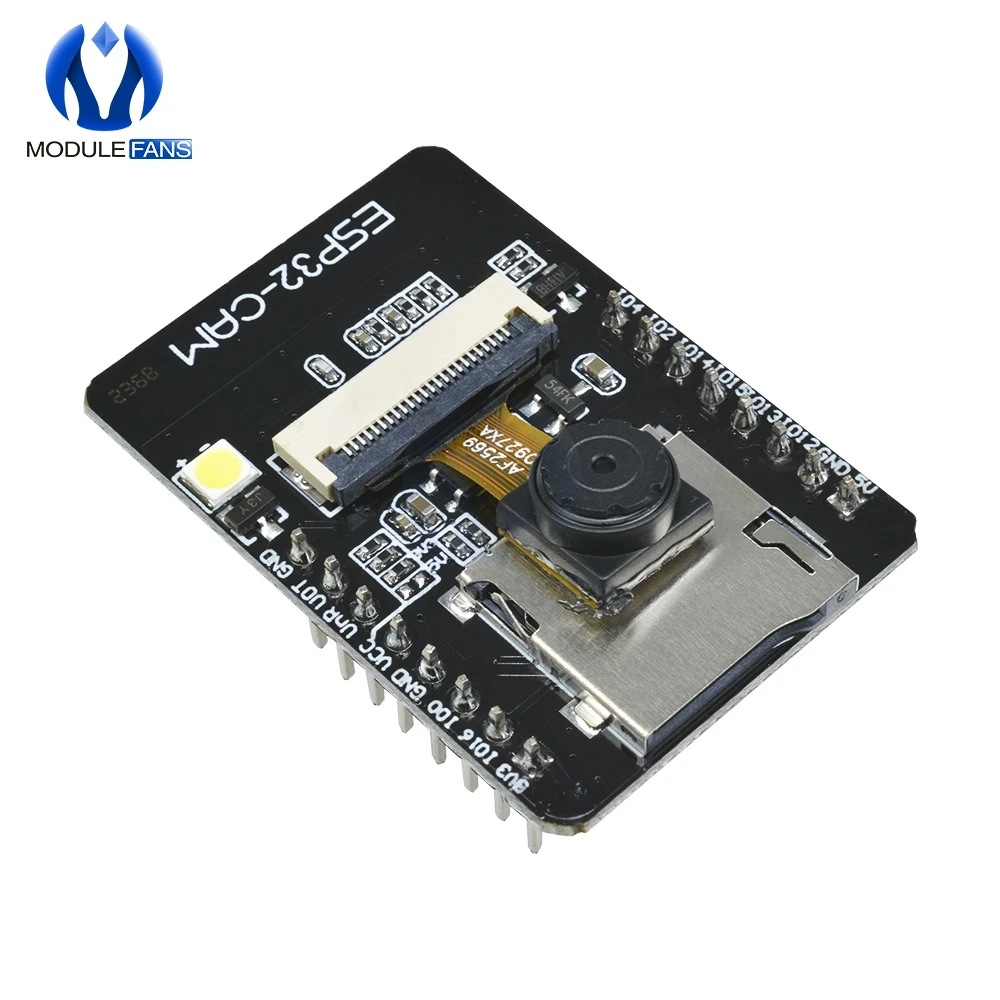 OV2640 Беспроводной Bluetooth модуль беспроводного доступа Wi-Fi, Камера макетная плата ESP32 DC 5V двухъядерный 32-бит Процессор 2MP TF карты OV7670 BLE