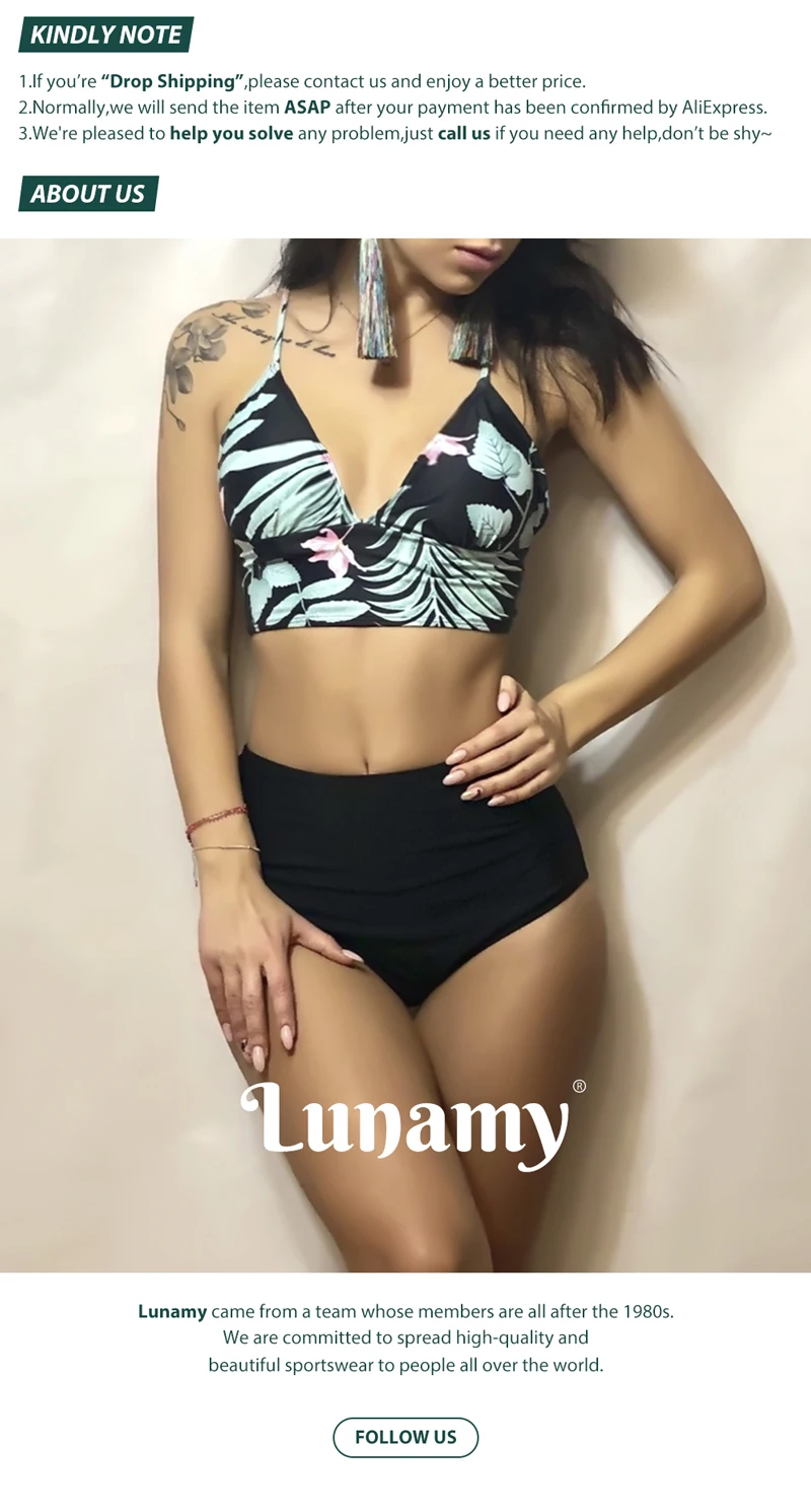 Распродажа Lunamy сексуальные купальники, бикини Для женщин дна однотонный Цвет бикини Трусы-стринги бразильские купальные трусики
