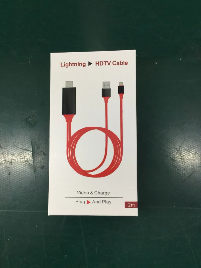 HD ТВ Цифровой AV адаптер Шнур для iPad 8Pin к HDMI кабель USB смарт конвертер Apple iPhone 8 X| |
