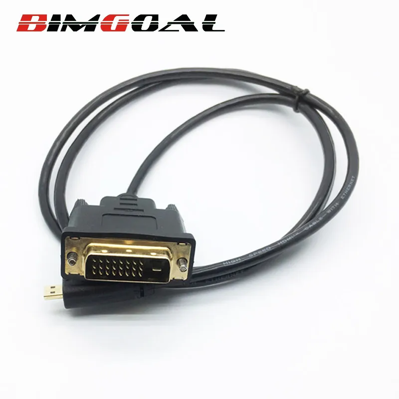 Высокоскоростной микро кабель HDMI DVI D 24 + 1 папа Кабель для|micro hdmi to dvi|micro tomicro |