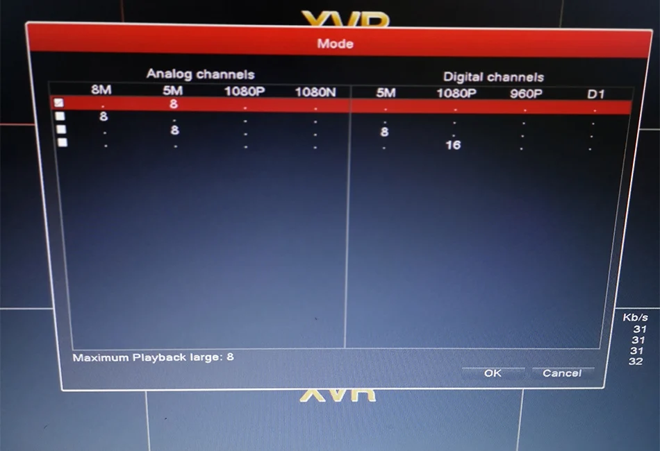 5 в 1 CCTV H.265 DVR 8CH 8MP 5MP гибридный видеорегистратор для AHD TVI CVI аналоговая ip-камера Onvif 2HDD AS-AVR6308H