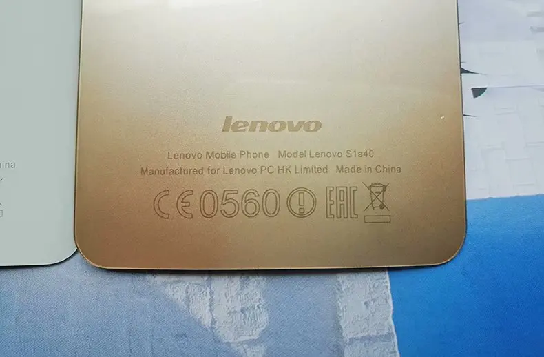 VibeS1 S1a40 оригинальный корпус для Lenovo Vibe S1 A40 Настоящая стеклянная задняя крышка