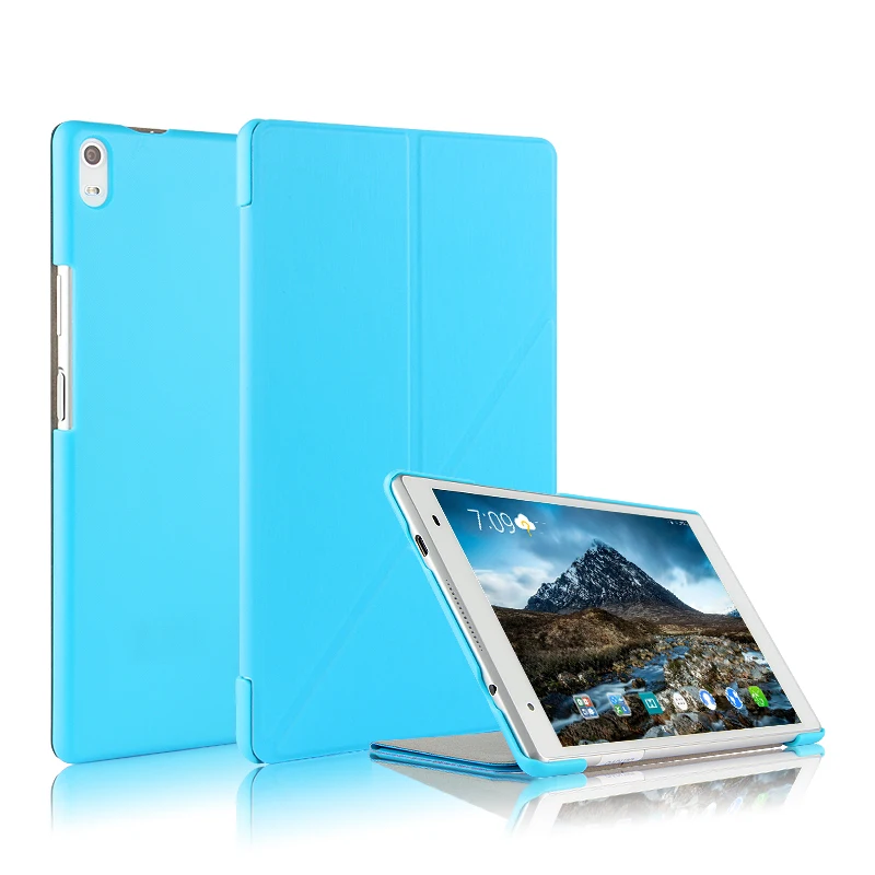 Умный чехол для Lenovo Tab 4 8 Plus планшета с диагональю 0 дюйма защитная пленка кожаный