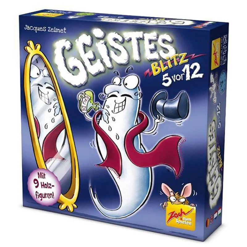 Geistes 1/2/3/4 Настольная игра, для детей от 2 до 8 лет, игроков Семья/вечерние лучший подарок для детей Инструкция на английском языке карточная игра на реакцию
