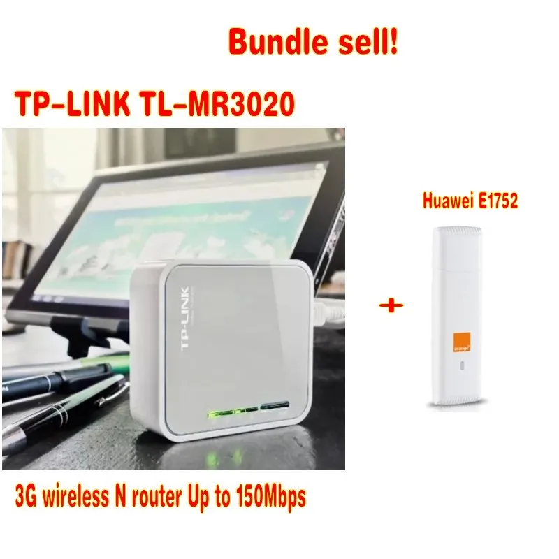 Разблокированный HUAWEI E1752 + TP Link беспроводной N роутер с поддержкой Wi Fi и Fi|huawei