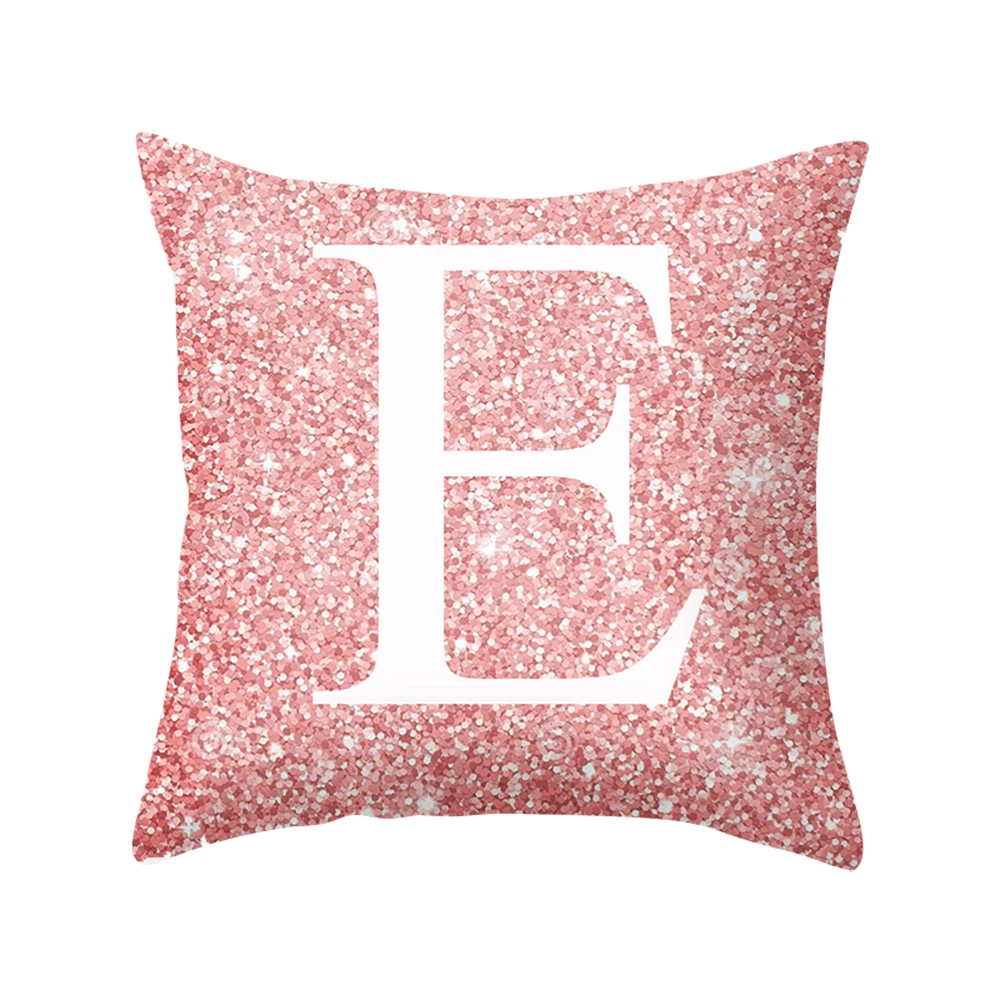 pink 45x45cm Современные Простые Декоративные наволочки, принт, наволочки из полиэстера, наволочки для дома, вечерние, для отеля, текстиль, 45 см* 45 см - Цвет: pink 45x45cm