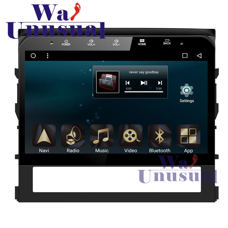 

WANUSUAL 10.1" Quad Core 32G 2G RAM Android 6.0 Car Radio Player GPS Navigation For Toyota Land Cruiser 2016 With BT WIFI 3G Map