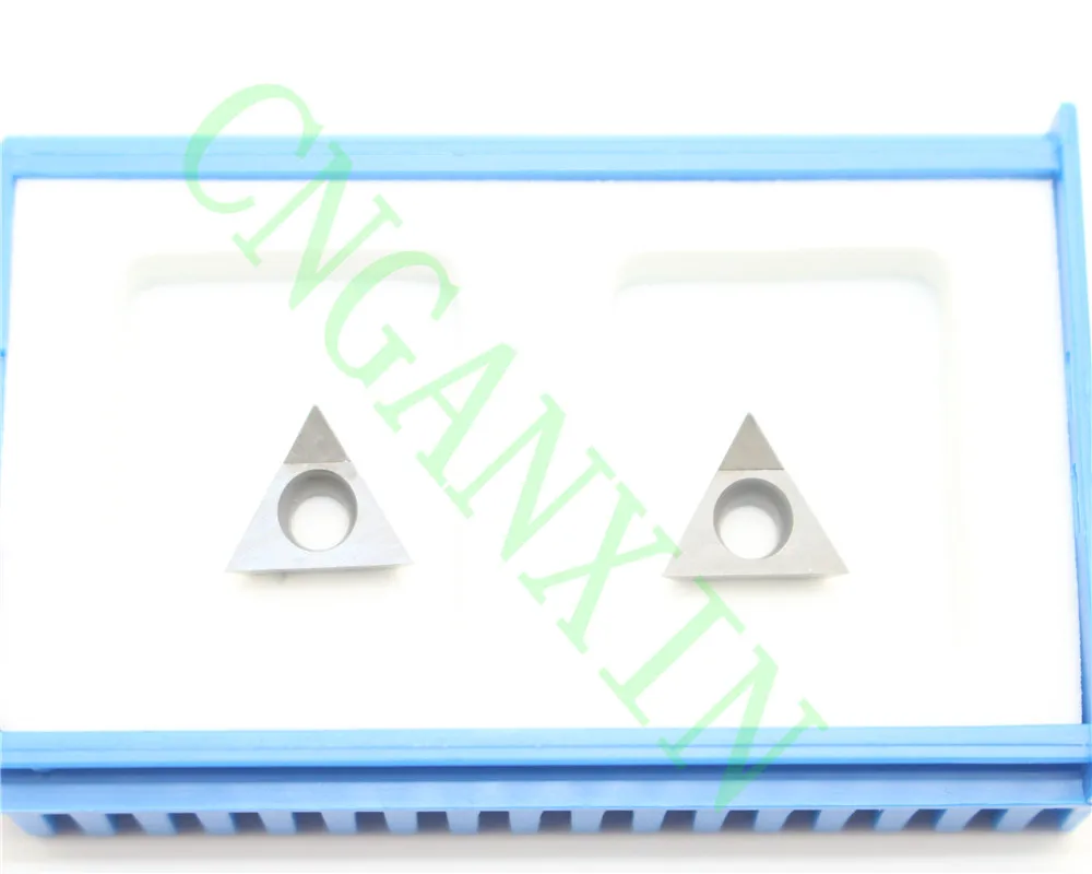 

High-precision 2pcs NEW PCD TPGW 090202 PCD Diamond CNC blade insert