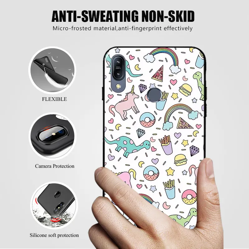 For Asus Zenfone Max Pro M2 ZB631KL ZB633KL Case Cute cartoon Soft Silicone Back Cover Phone |